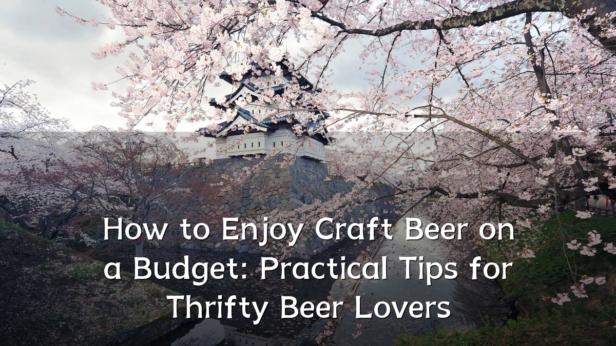 How to Enjoy Craft Beer on a Budget: Practical Tips for Thrifty Beer Lovers