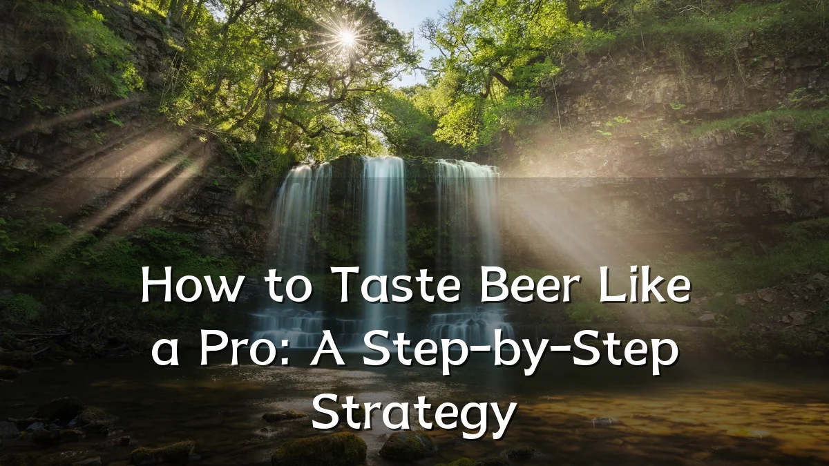 How to Taste Beer Like a Pro: A Step-by-Step Strategy